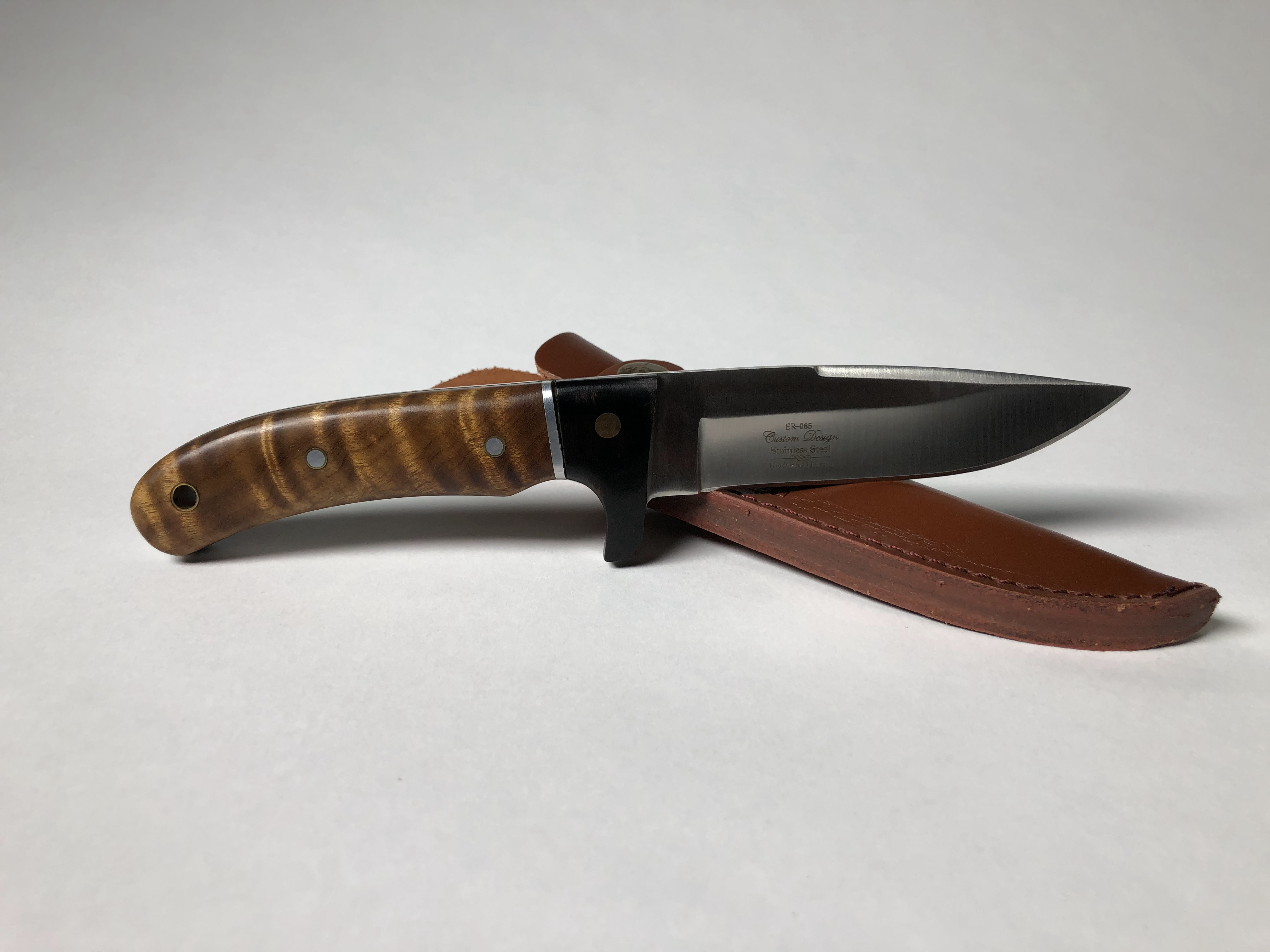 Elk Ridge Knife 8 7/8″ overall. 4 1/4″ 440 stainless blade Fixed Blade ...